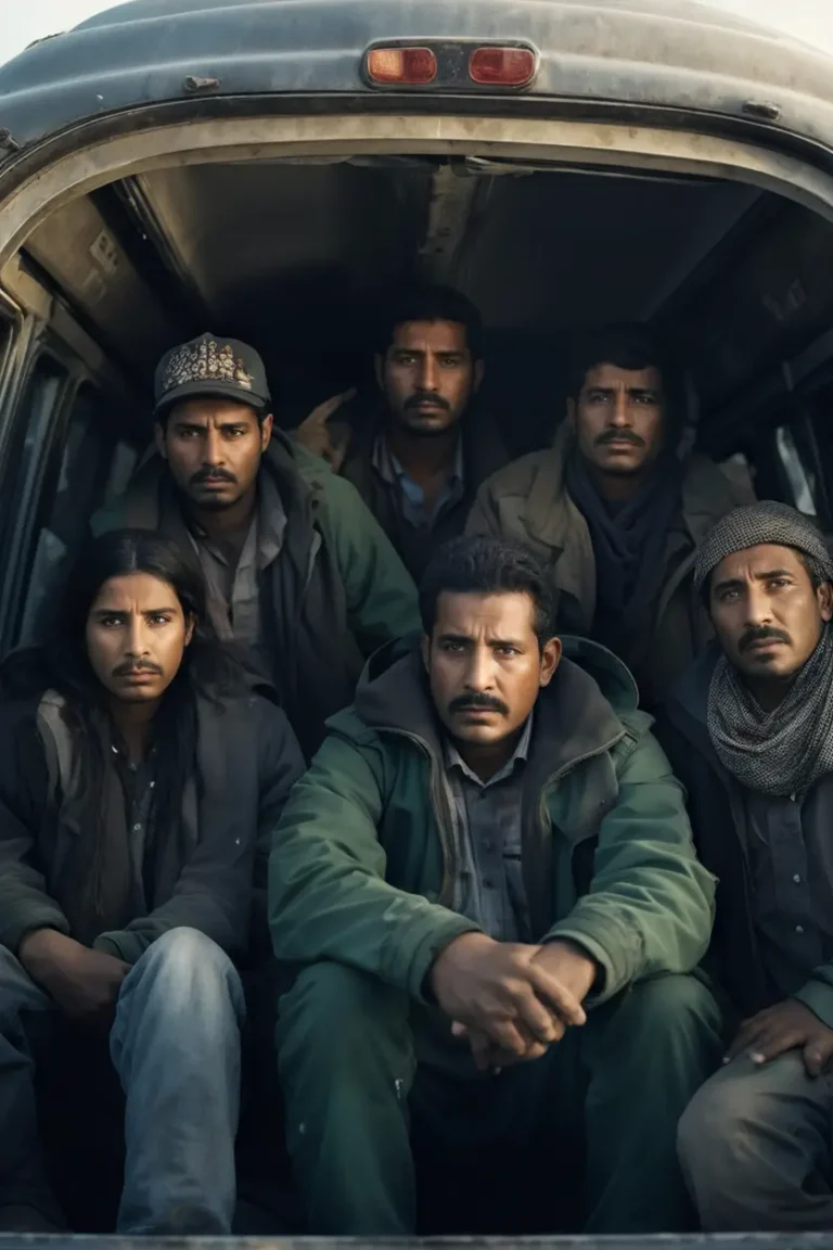 El proceso de deportación en México: Lo que debes saber 3 Personas siendo transportadas en un vehículo de deportación