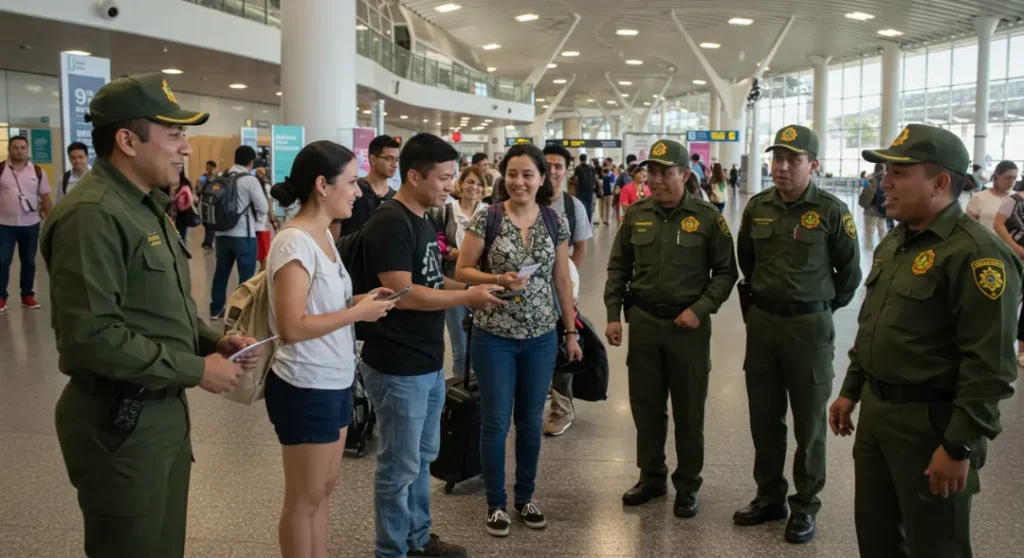 Guía de las Formas Migratorias en México: Entiende Tus Opciones 4 Derechos y obligaciones de extranjeros en México con balanza y documentos.