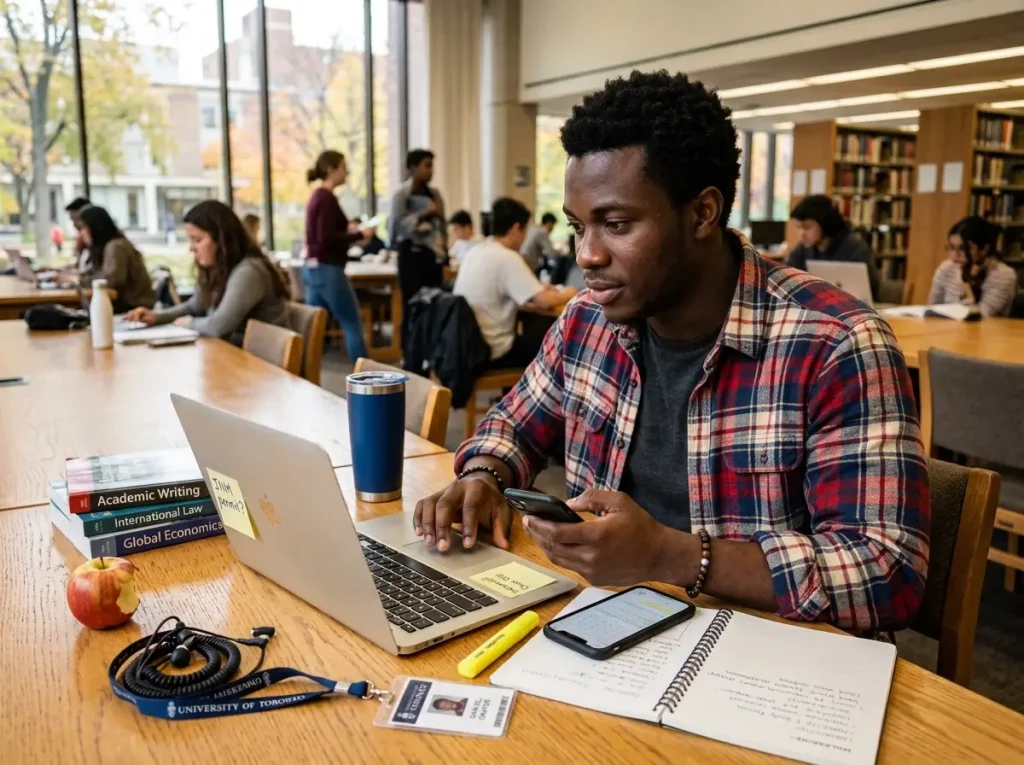 Estudiante con visa de estudiante México consulta el trámite para trabajar mientras estudia