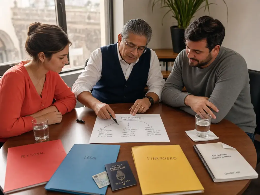¿Trabajas en México sin Permiso? Tus Derechos Siguen 8 Nomada digital extranjero trabajando desde un cowork en Queretaro con su tarjeta de residente a la vista