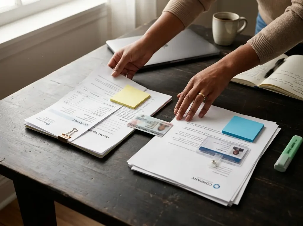 Documentos para distinguir el cambio de domicilio del cambio de trabajo en el aviso al INM