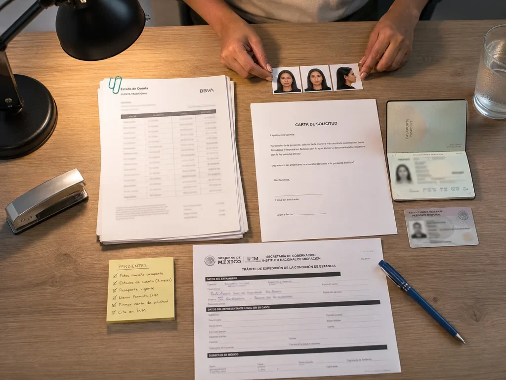 Residente Temporal a Permanente No Es Un Solo Trámite 3 Documentos para el cambio de residente temporal a permanente listos en la mesa de trabajo