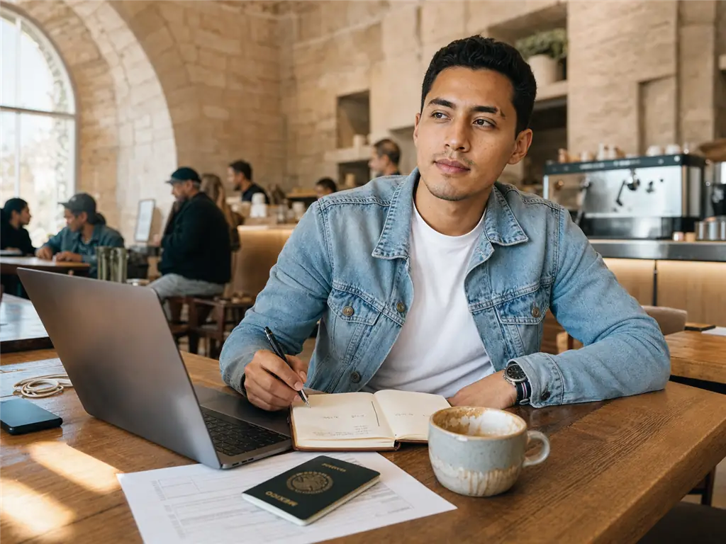 Estudiante extranjero decide su ruta tras leer sobre estudiar en México con visa de turista