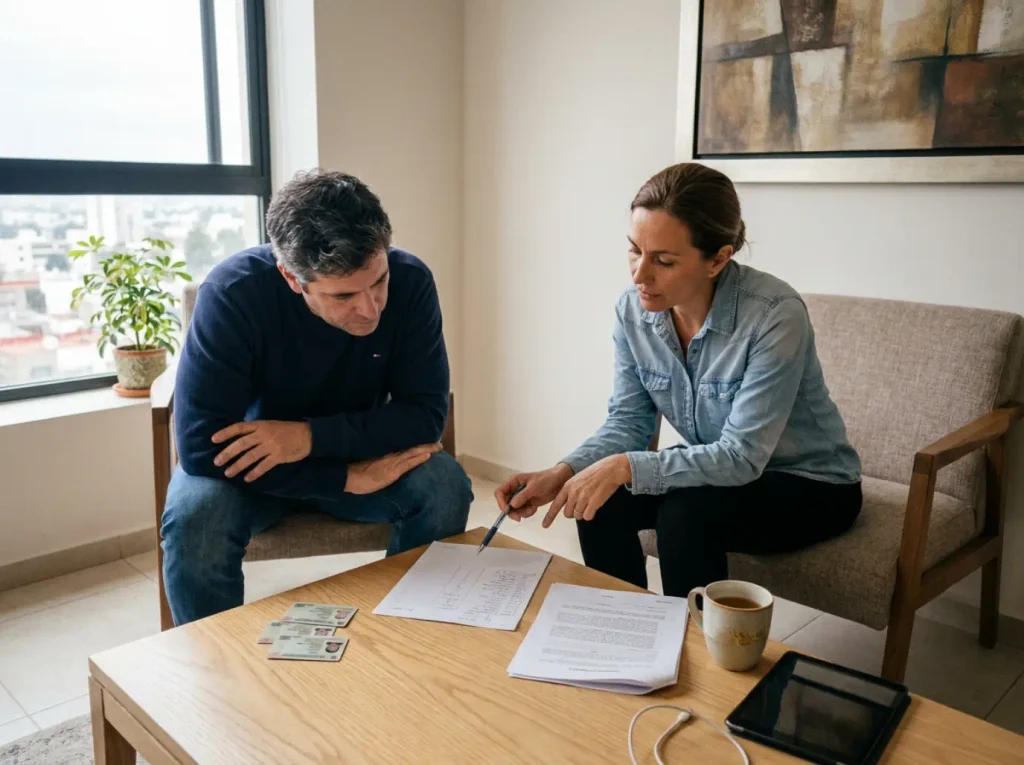 Pareja extranjera decide cómo comprar coche en México como residente con su tarjeta del INM