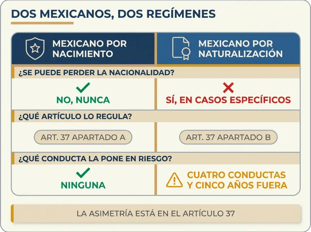 Naturalizarte Mexicano Sin Perder Tu Nacionalidad 5 Comparativa entre mexicano por nacimiento y por naturalización: si puede perderla, qué artículo la regula y qué la arriesga