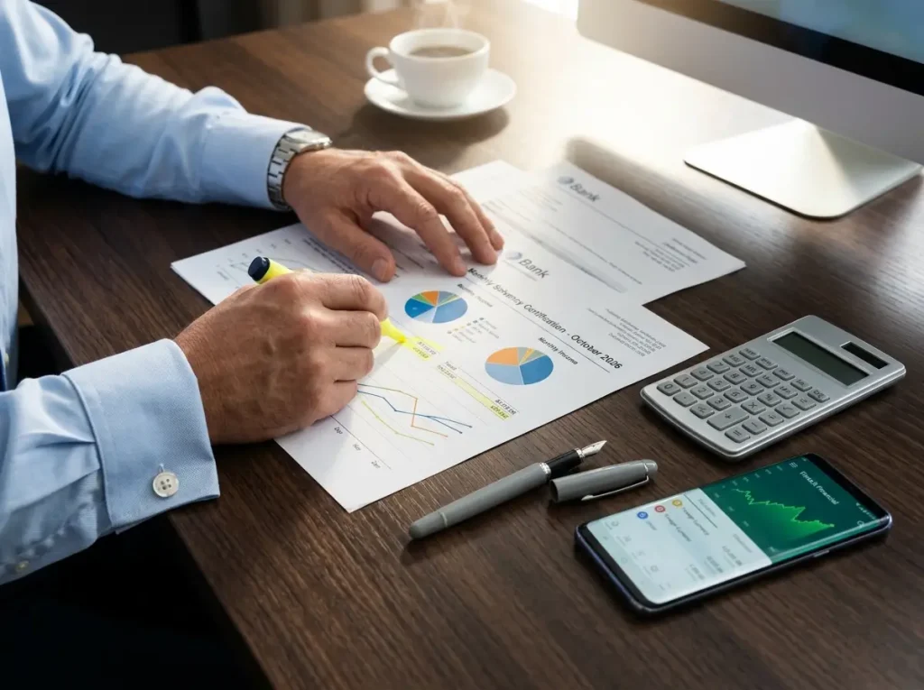 Extranjero analizando requisitos financieros y costos reales 2026 para residencia temporal en México