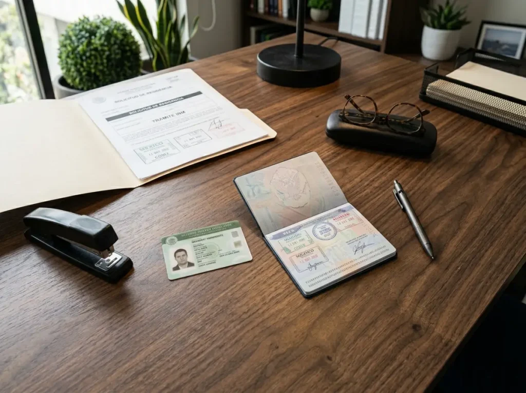 Constancia de Situación Fiscal para extranjeros 2026 2 Revision de tarjeta de residente y pasaporte original para tramite fiscal en Mexico