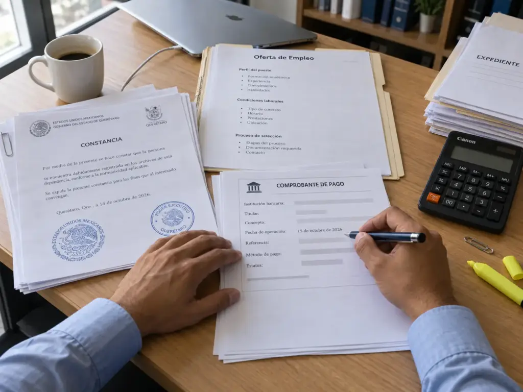 Visa de Visitante con Permiso para Trabajar en 5 Pasos 2 Expediente con oferta de empleo y comprobante de pago para la visa de visitante con permiso en el INM